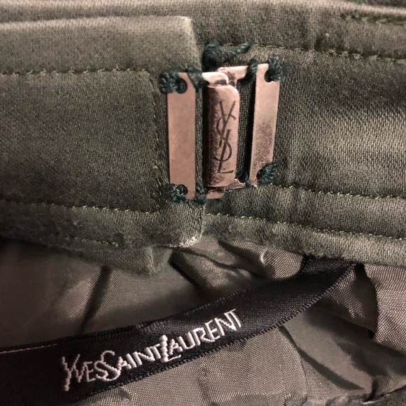 Yves Saint Laurent Green Pants - Picture 5 of 5